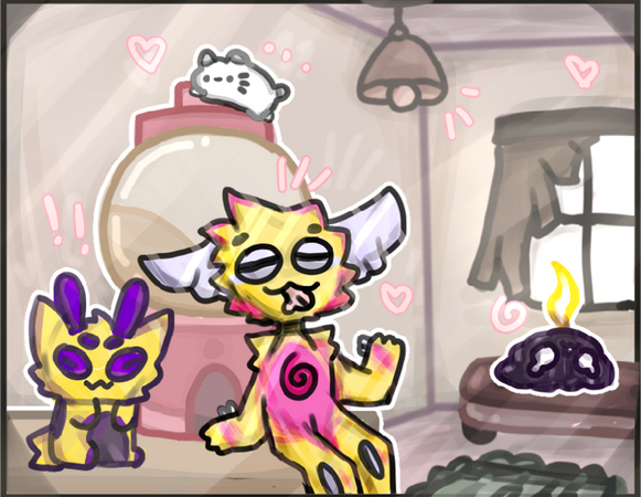 mass AF attack! not my ocs