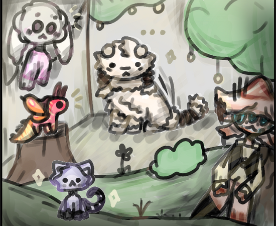 also not my ocs, mass af attack :D