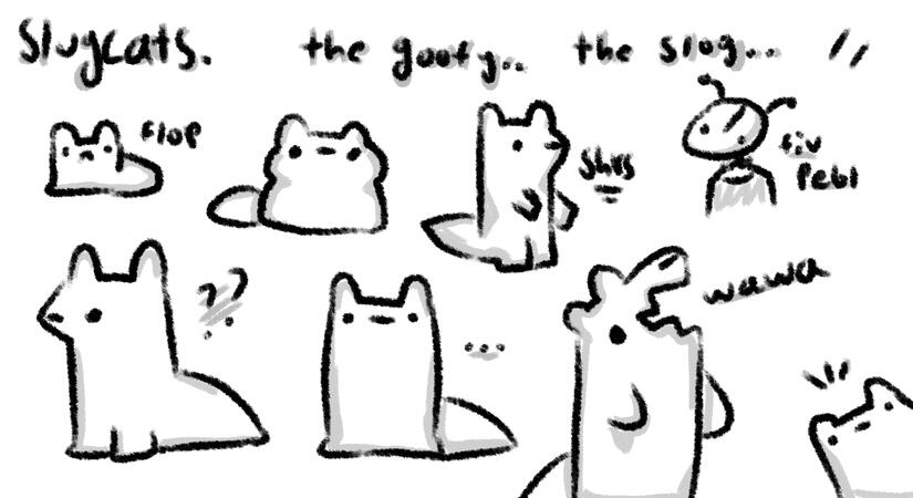 slugcat doodles